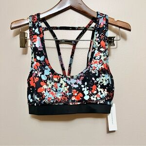 Floral Print Sports Bra